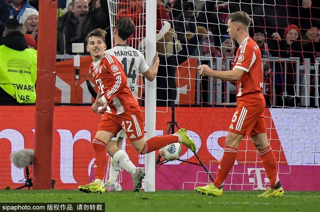 创造德甲历史！拜仁是德甲第一支连续24个主场至少进2球的球队